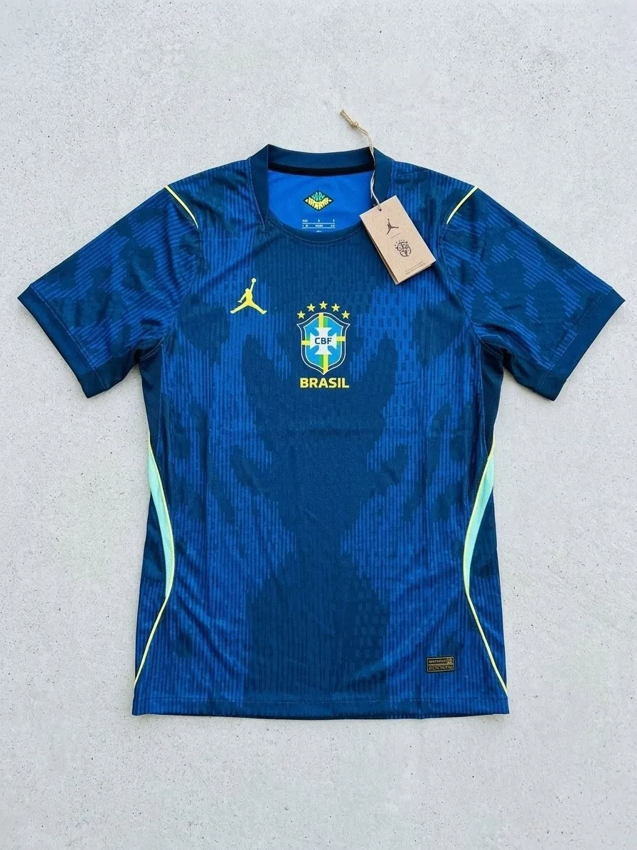 🇧🇷 Brazil Away Football Jersey – Player Edition