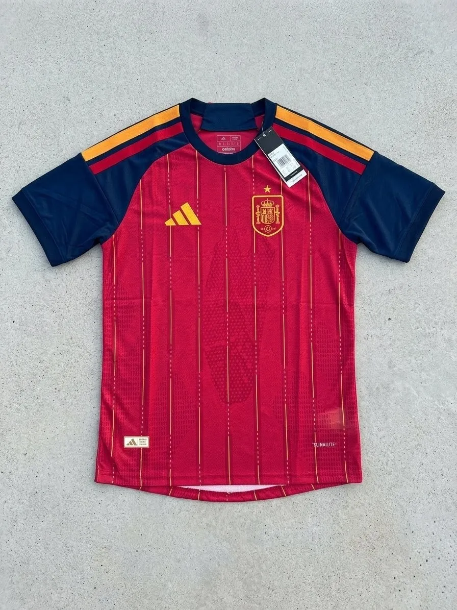 🇪🇸 Spain Home Football Jersey – Player Edition